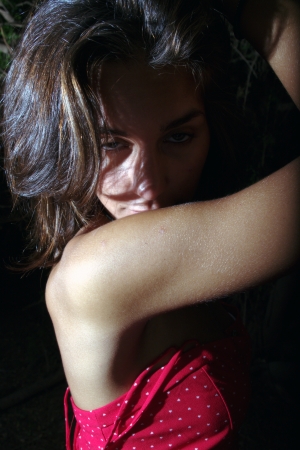 Out of the dark の写真素材