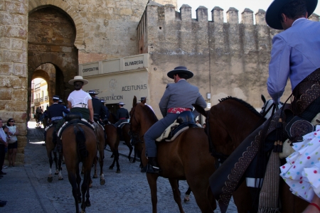 Carmona (Seville) Spain - 3 September 2012.- People on horses during  the yearly pilgrimage to a small chapel 20のeditorial素材