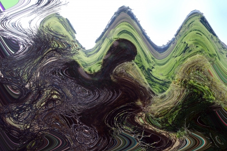 Abstraction 51 - Landscape with skyの写真素材