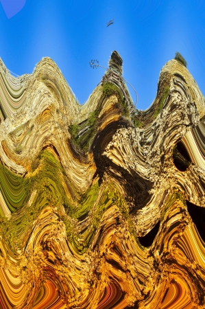 Abstraction 49 - Landscape with skyの写真素材