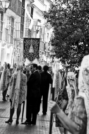 San Fernando (Cadiz) Spain, 30th June 2013: Procession 72