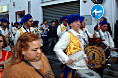 Carmona - Seville - Spain - 8th March 2014 - Carnival celebration - Masks 26のeditorial素材