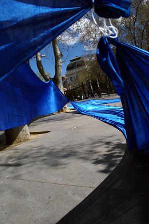Madrid, 22nd March 2014 - Dignity march 107 - DEfending the riversのeditorial素材