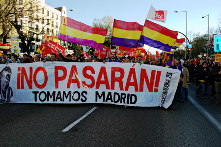 Madrid, 22nd March 2014 - Dignity march  8のeditorial素材