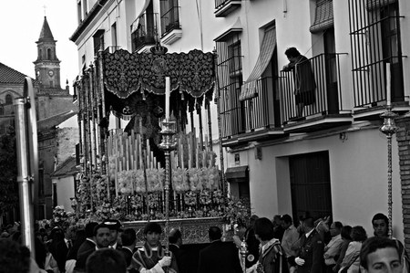 Carmona  Sevilla  Spain 13th April 2014  Starting procession of the Holy Week 34のeditorial素材
