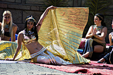 Sevilla (Spain) 6th September 2014 - Roman market 28 - Dancers