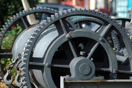 Detail of an engine at Lloret de Mar (Girona) 97の写真素材