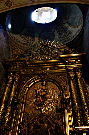 Inside a chapel in Barcelona 79のeditorial素材