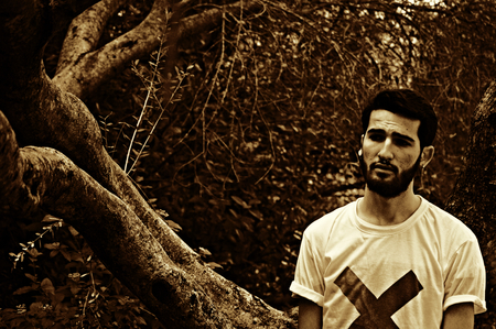 Portrait of a young manの写真素材