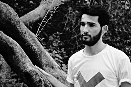 Portrait of a young man の写真素材