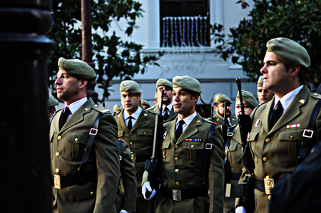 Granada (Spain) 2nd January 2015 - Parade in the celebratoion of the conquest of Granada