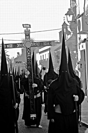 Carmona, Seville, 1 April, 2015. Holy Week celebrationsのeditorial素材