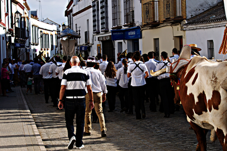 Carmona Sevilla Spain - 6 September 2015 - Pilgrimage in honour of the patron saintのeditorial素材