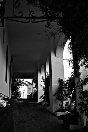 Popular architecture at Fuenteheridos Hiuelva Spainの写真素材