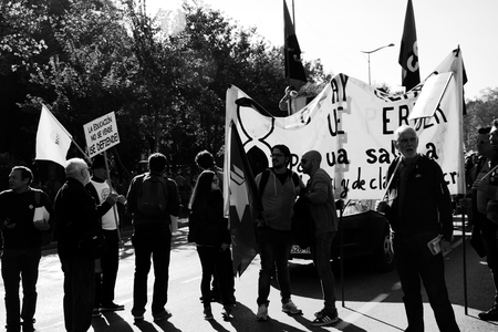 Seville, 19th November 2016 - The Dignity March, a social protestのeditorial素材