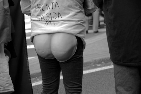 Seville, 19th November 2016 - The Dignity March, a social protestのeditorial素材