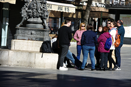 Granada, 25th March, 2017 - People in the city