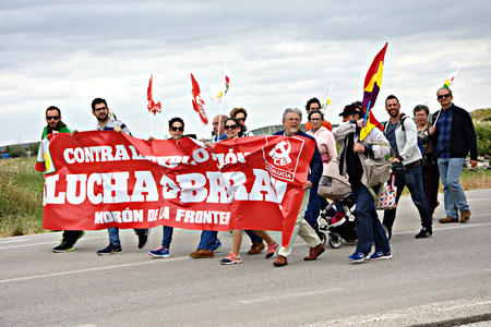 Marchena (Seville) - 7th May 2017 - Demonstration on labour issuesのeditorial素材