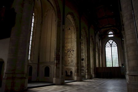 Interior of a church in Rotterdamの写真素材