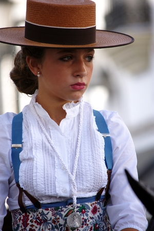 Carmona, Seville, Spain, 8th October, 2017 - Pilgrimage in honor of the patron saintのeditorial素材