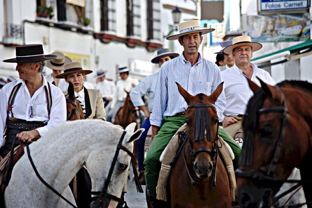 Carmona, Seville, Spain, 8th October, 2017 - Pilgrimage in honor of the patron saintのeditorial素材