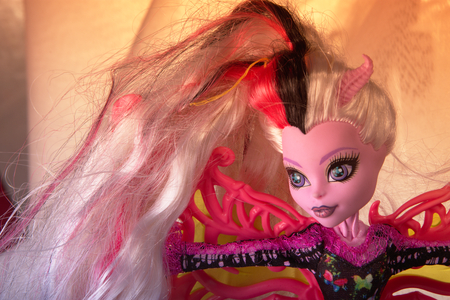 Still life with Monster High dollsの写真素材