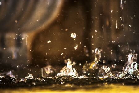 abstraction made from a splashing fountain