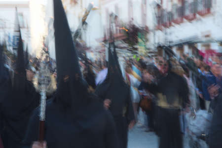 This is a processiones that comes out every Holy Wednesday from a small chapel in Carmona, Seville