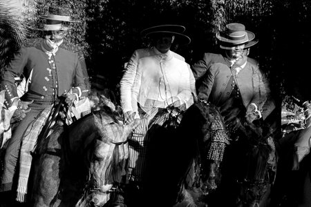 In Carmona, Seville, every year, in the day of the patron saint, there is a pilgrimage to a small...
