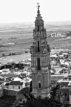 The so called Andalusia's balcony is i very interestring place in Estepa. It is called Andalusia's balcony because from there you can see vallages and touns fron several Andalusian provincesの写真素材