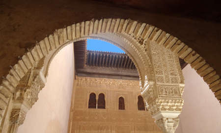 Alhambra palace in Granada - Spainのeditorial素材