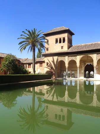 Alhambra palace in Granada - Andalusia - Spainのeditorial素材