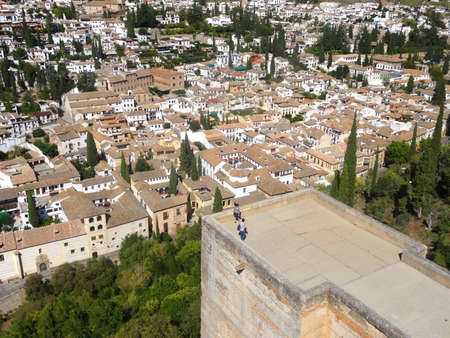 Alhambra palace in Granada - Andalusia - Spainのeditorial素材