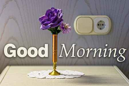 Good Morning Concept in Englishの写真素材