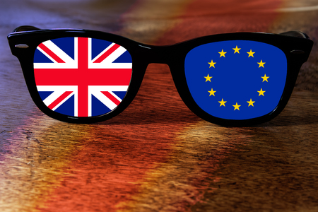 Brexit Reflectionの写真素材