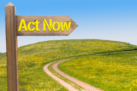 Act Now Conceptの写真素材
