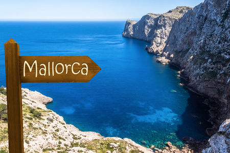View of Cap Formentor (Mallorca)の写真素材