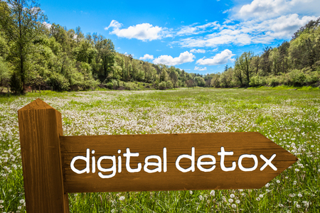 Digital Detox Conceptの写真素材