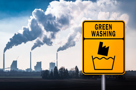Greenwashing Conceptの写真素材