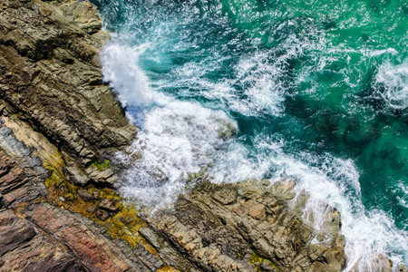 A breathtaking aerial view of Forster on the Mid North Coast of New South Wales, showcasing...