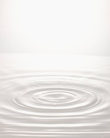 a wave after the drop of milkの写真素材