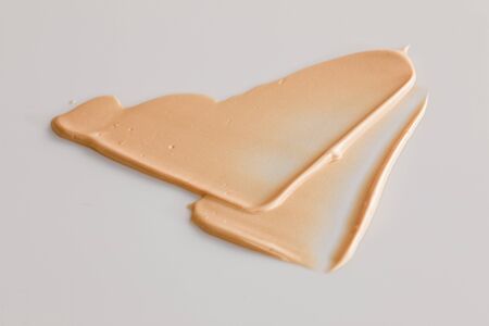 Foundation texture with white background.の写真素材