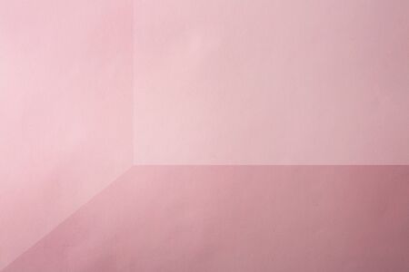 3D space made by folding paper.の写真素材