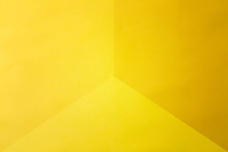 3D space made by folding paper.の写真素材