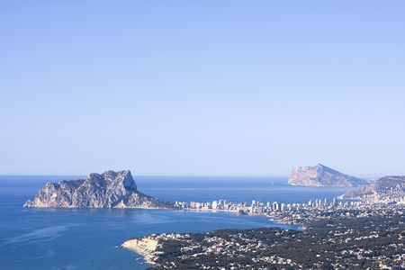 Shot of Calpe, Costa Blanca, Spainの写真素材