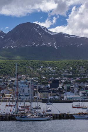 View of the city of Alesund.の写真素材