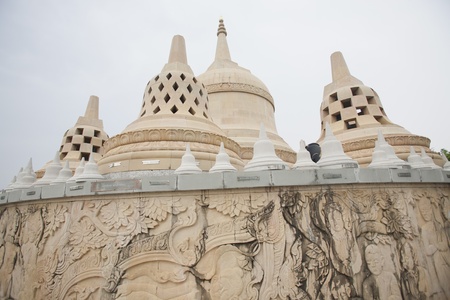 Temple rock of Thailand  の写真素材