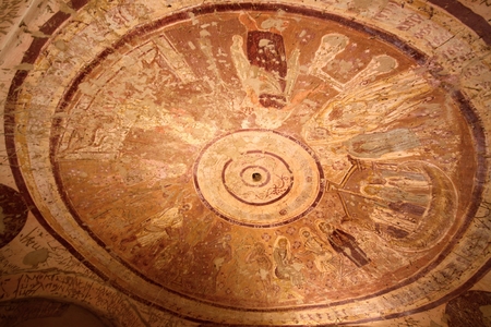 Paintings of the Exodus Chapelの写真素材