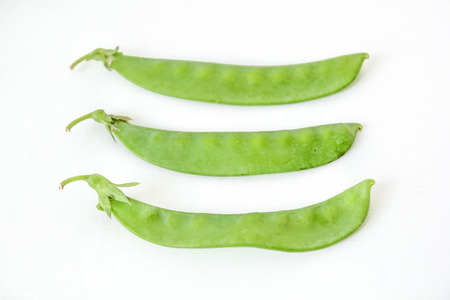 Sugar pea or sweet peaの写真素材