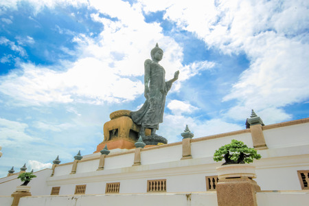 Phuttamonthon is a Buddhist park in the Nakhon Pathom Province of Thailandの写真素材